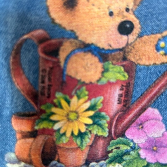 Vintage paper beard ladies chambray large button down 100% cotton - Picture 7 of 11